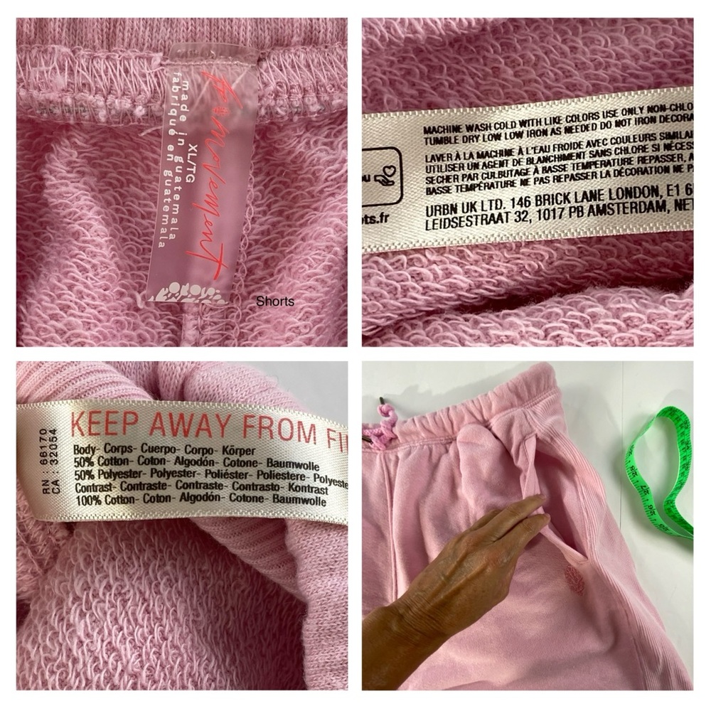 Free People Movement Run It Back Set Size XL Prism Pink EUC - Picture 14 of 14